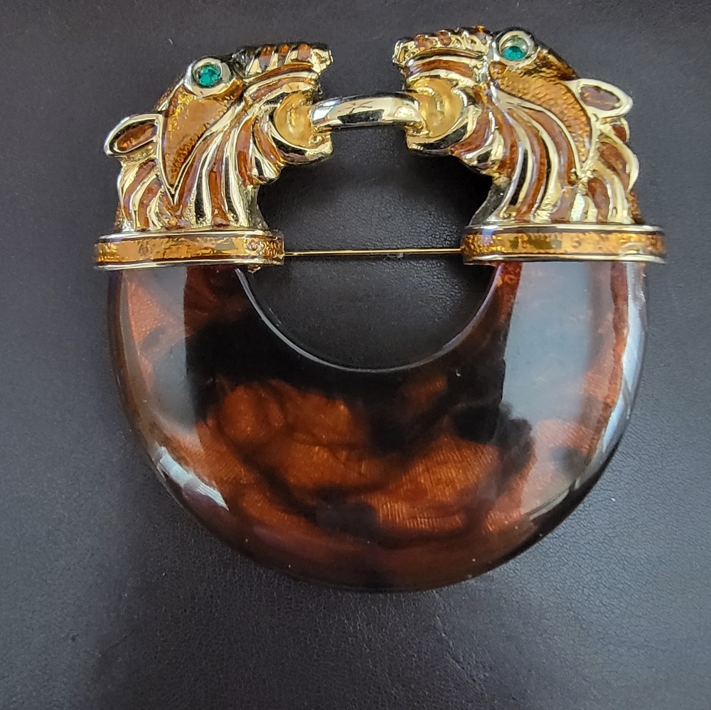 VTG EUC Alexis Kirk Panther Brooch